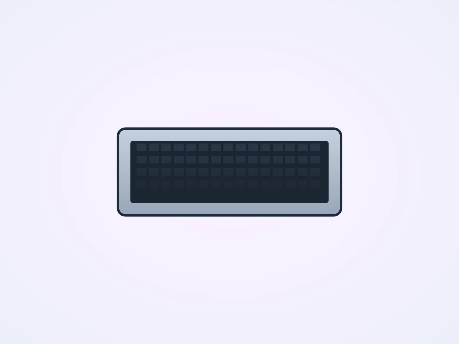 full-size mechanical keyboard connected to laptop keyboard, compact wireless keyboard with its USB receiver, numpad