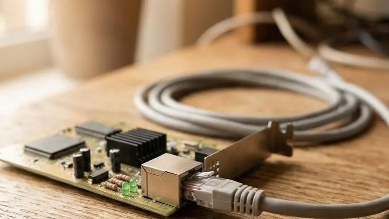 Illustration for the network adapter initialization guide